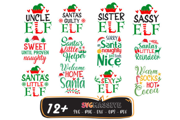 12 Designs of Mega Christmas: Graphics & Crafts