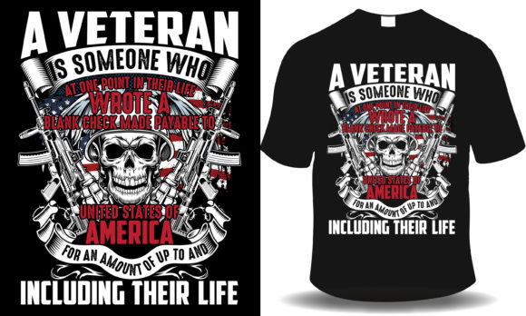 A Veteran is Someone Veteran T-Shirt Graphics