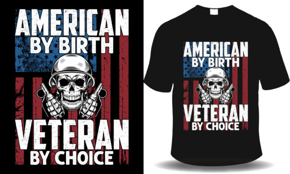 American by Birth, Veteran by Choice Graphics
