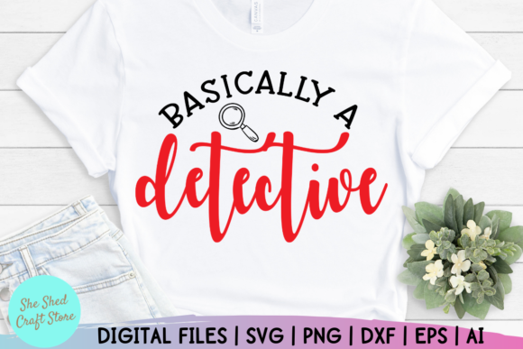 Basically a Detective – True Crime Graphics for Crafts