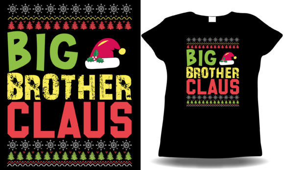 Big Brother Claus Graphics for T-Shirt Designs