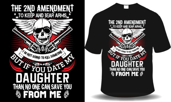 The 2nd Amendment Graphics for T-Shirt Designs